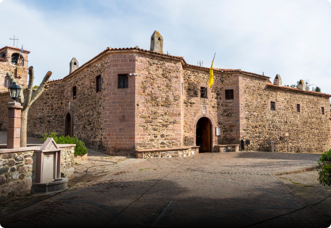 Taxiarchis Monastery, Mandamados, Lesvos